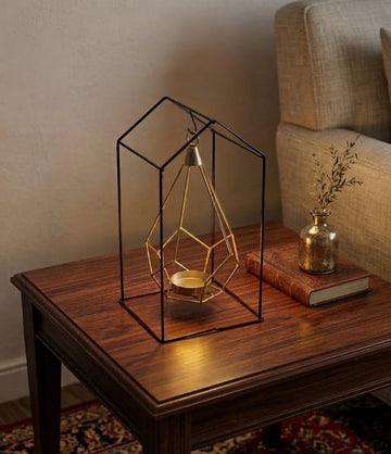 The Golden Haven Candle Holder