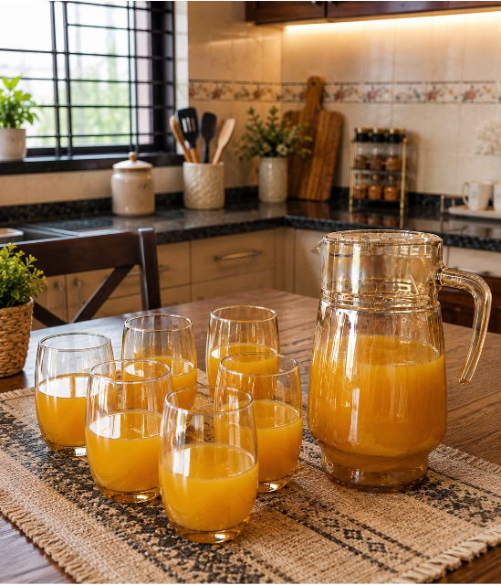 Golden Amber Drinkware Set