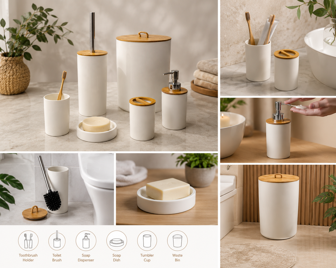 Luxury Minimalist Bathroom Accessories Set