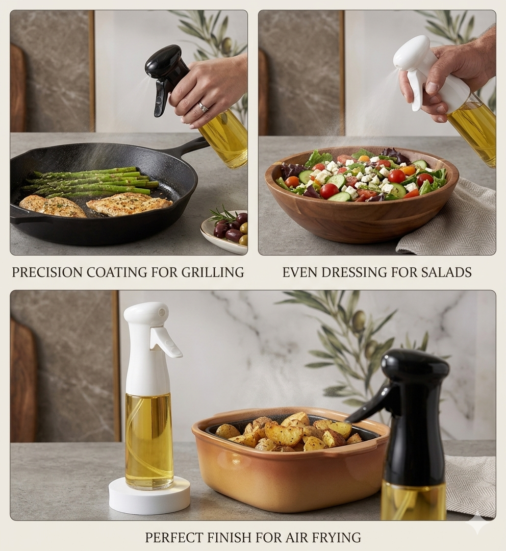 Press-Type Oil Spray Bottle