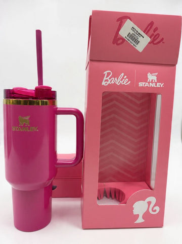 Barbie x Stanley Tumbler ICON Tumbler 40 oz Quencher NEW Pink Limited Edition