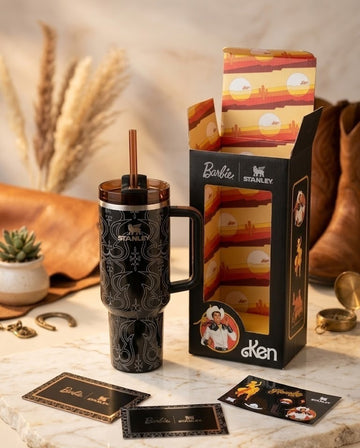 Stanley x Barbie Limited Edition 40 oz Quencher H2.0 – The Western Ken™ Edition