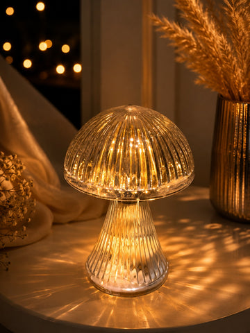 Crystal Glow Mushroom Table Lamp – Modern LED Decorative Light