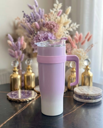 Lavender Ombré Wellness Tumbler