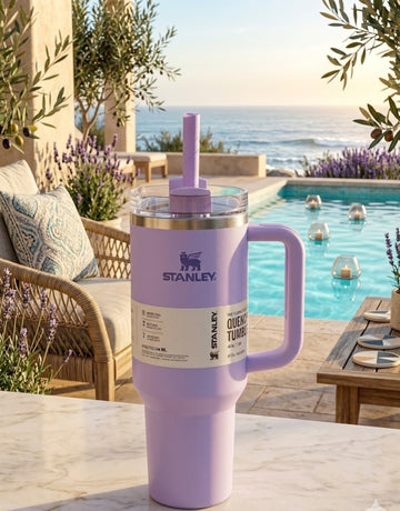 Stanley 40oz Travel Mug in Lilac Glow