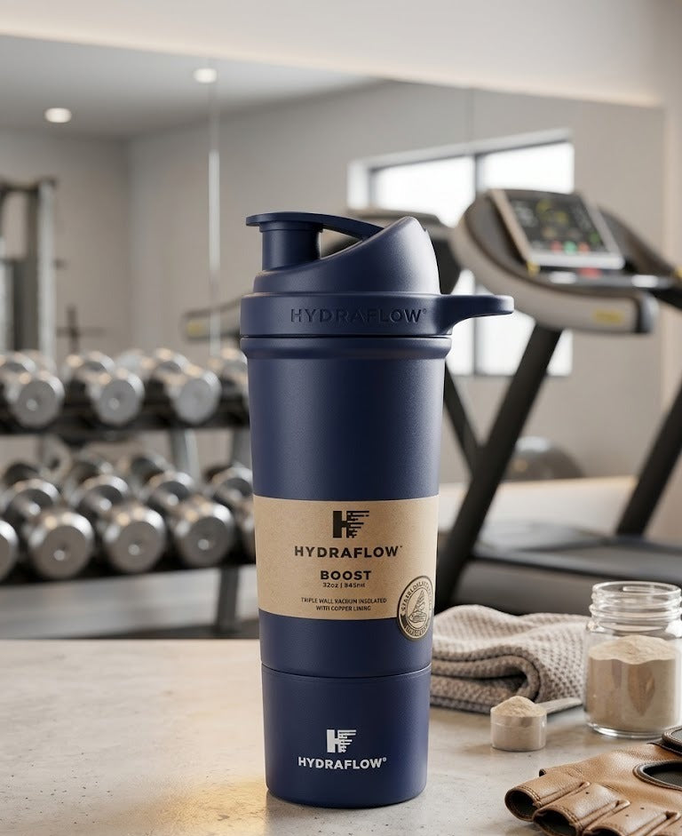 Hydraflow Boost 32oz Insulated Sports Bottle Blue Color