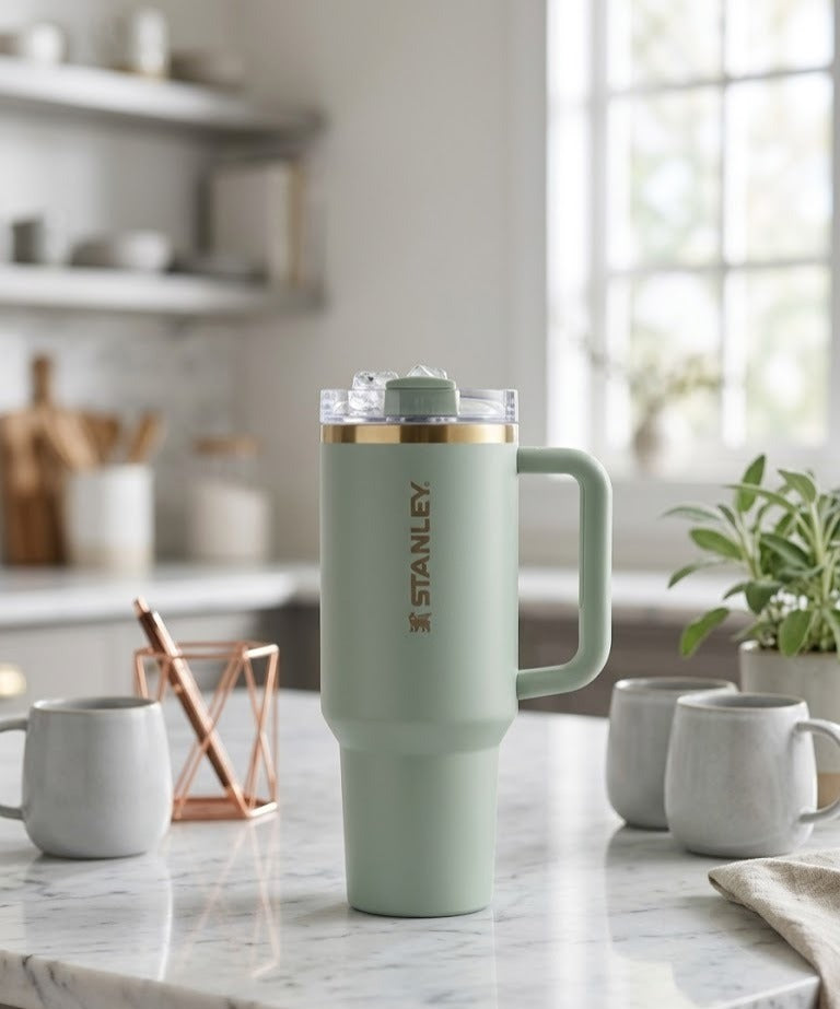 Iconic Stanley Insulated Tumbler – Sage Edition