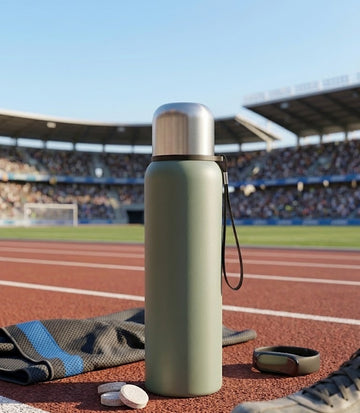 Penguin Stainless Steel Vacuum Flask – Sage Green