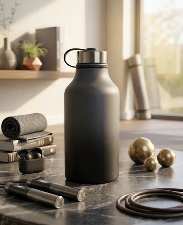Matte Black Gradient Insulated Growler/Flask