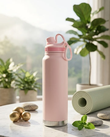 Durable Vacuum Insulated Flask – Soft Pink