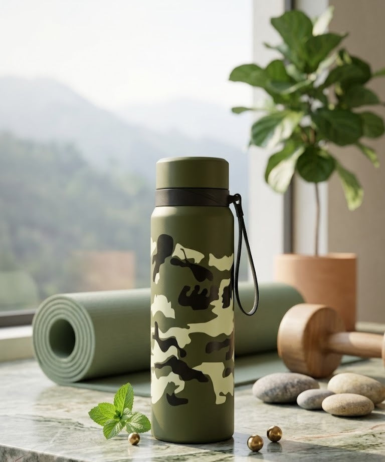 Camouflage Insulated Adventure Flask