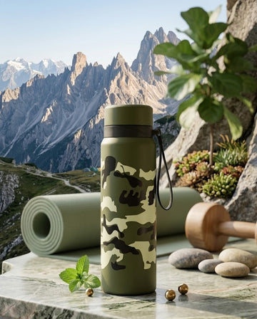 Camouflage Insulated Adventure Flask