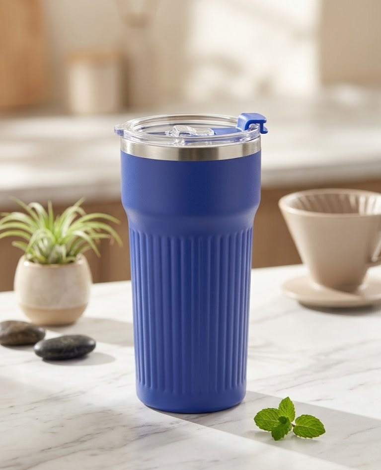 Essential Blue Travel Tumbler