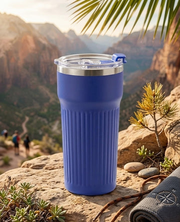 Essential Blue Travel Tumbler