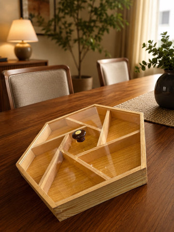 Luxury Divided Snack Box With 7 Compartments