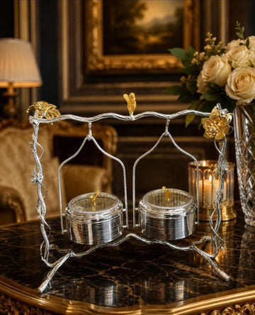 Royal Dual-Container Swinging Serving Set