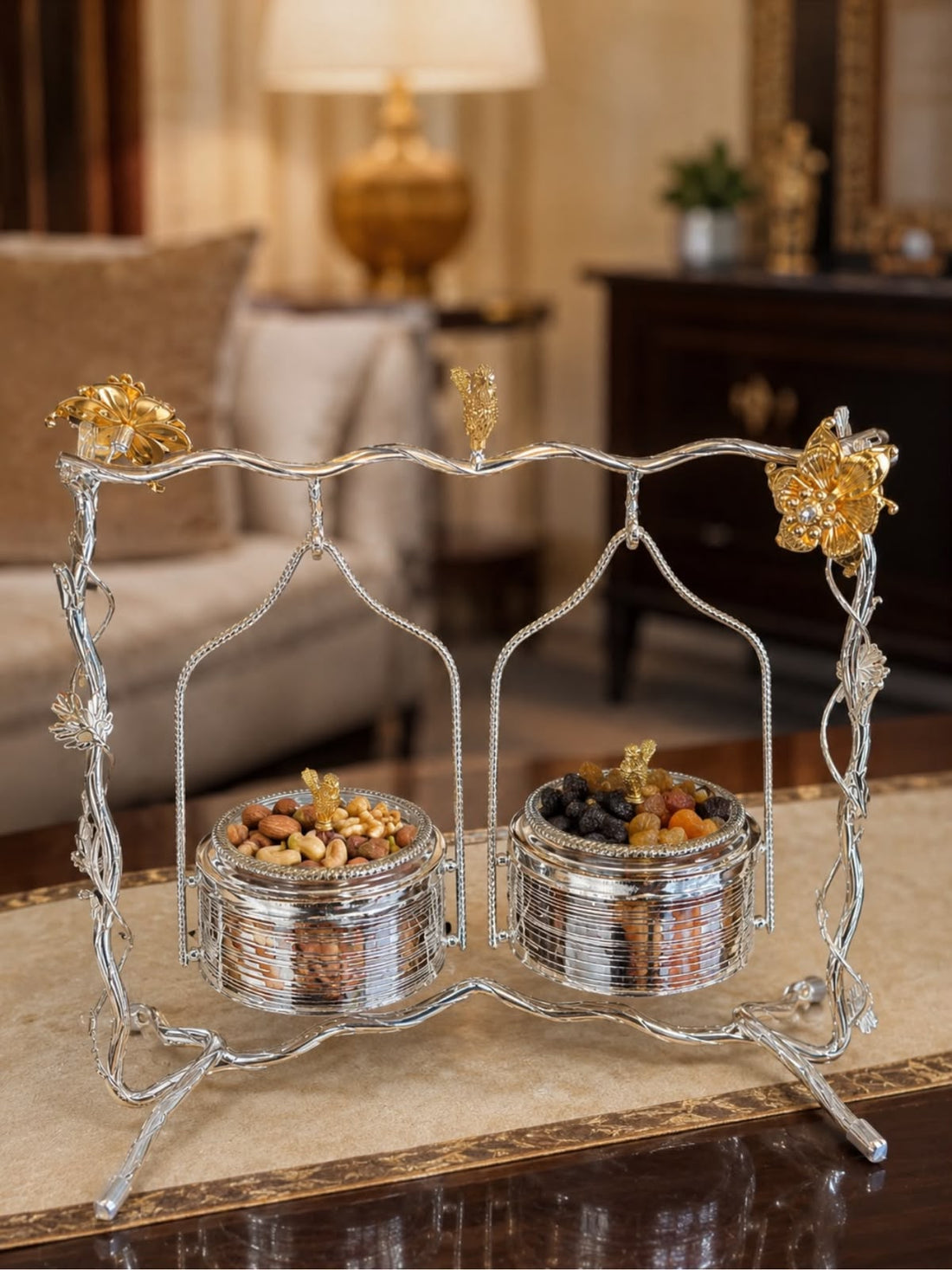 Royal Dual-Container Swinging Serving Set