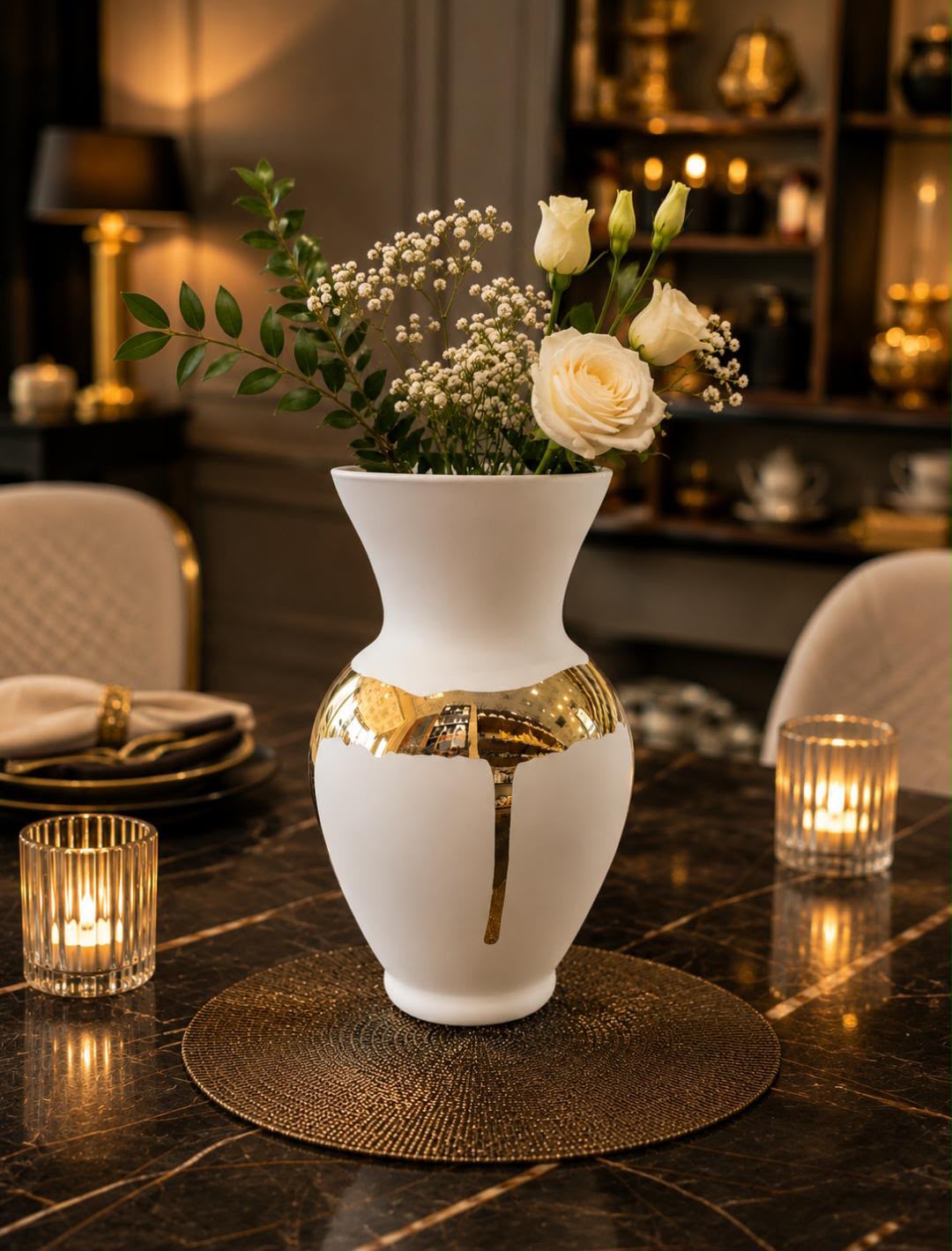 The Liquid Gold Drip Vase