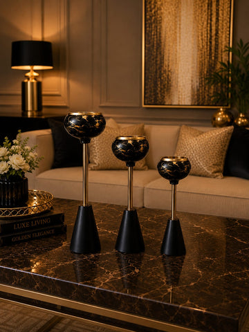 The Gilded Marble Candle Tower