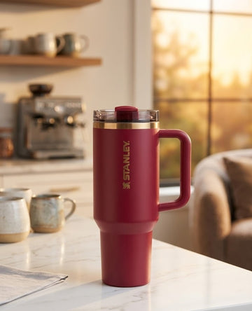 Iconic Stanley Insulated Tumbler – Garnet Red