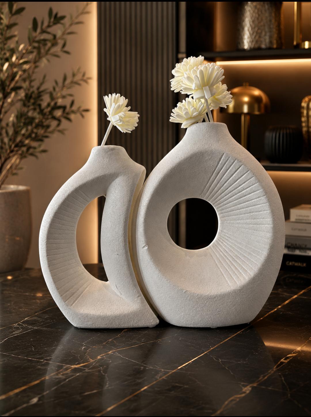 Abstract Circular Vases