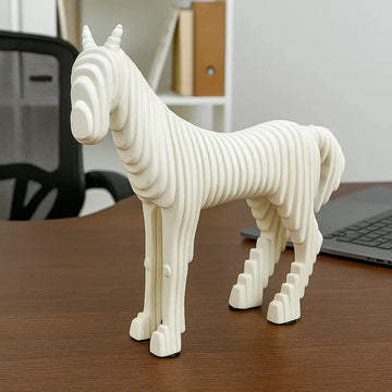 Artistic 3d Horse Sculpture Modern Decorative Showpiece