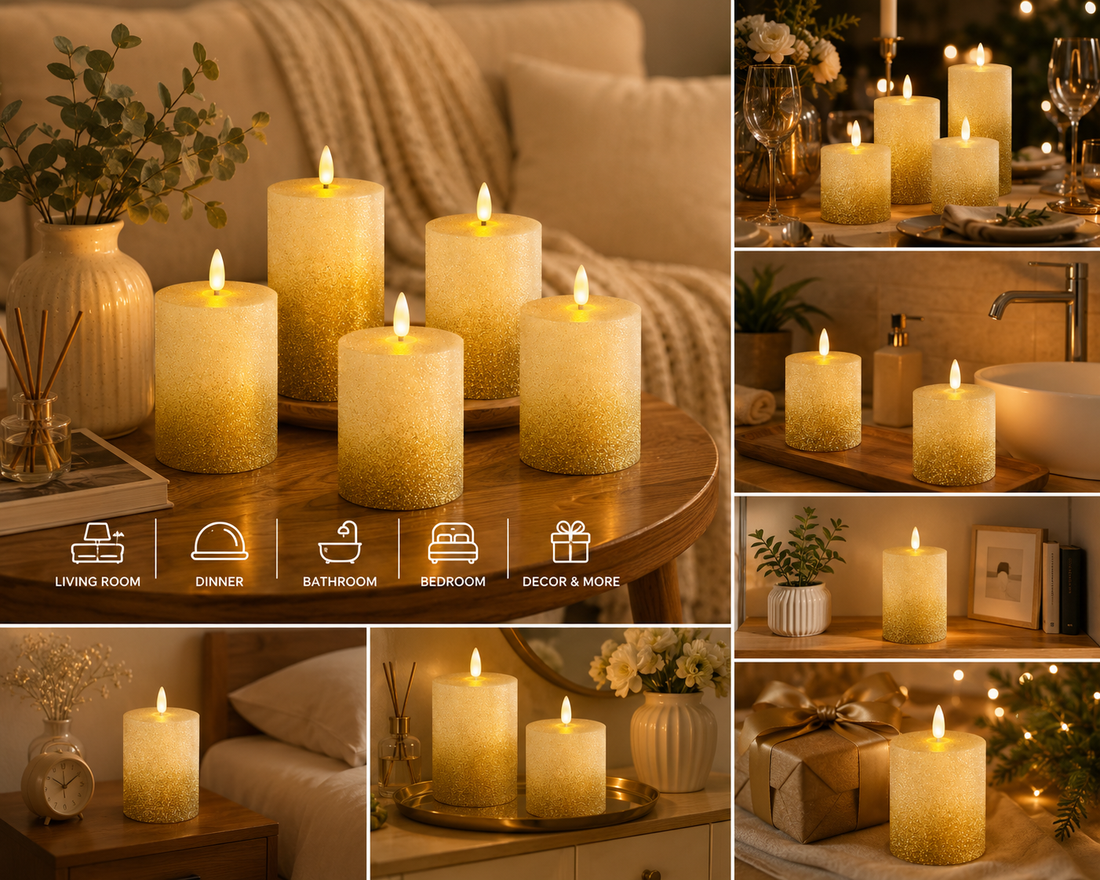 Luxury LED Flameless Scent Candles
