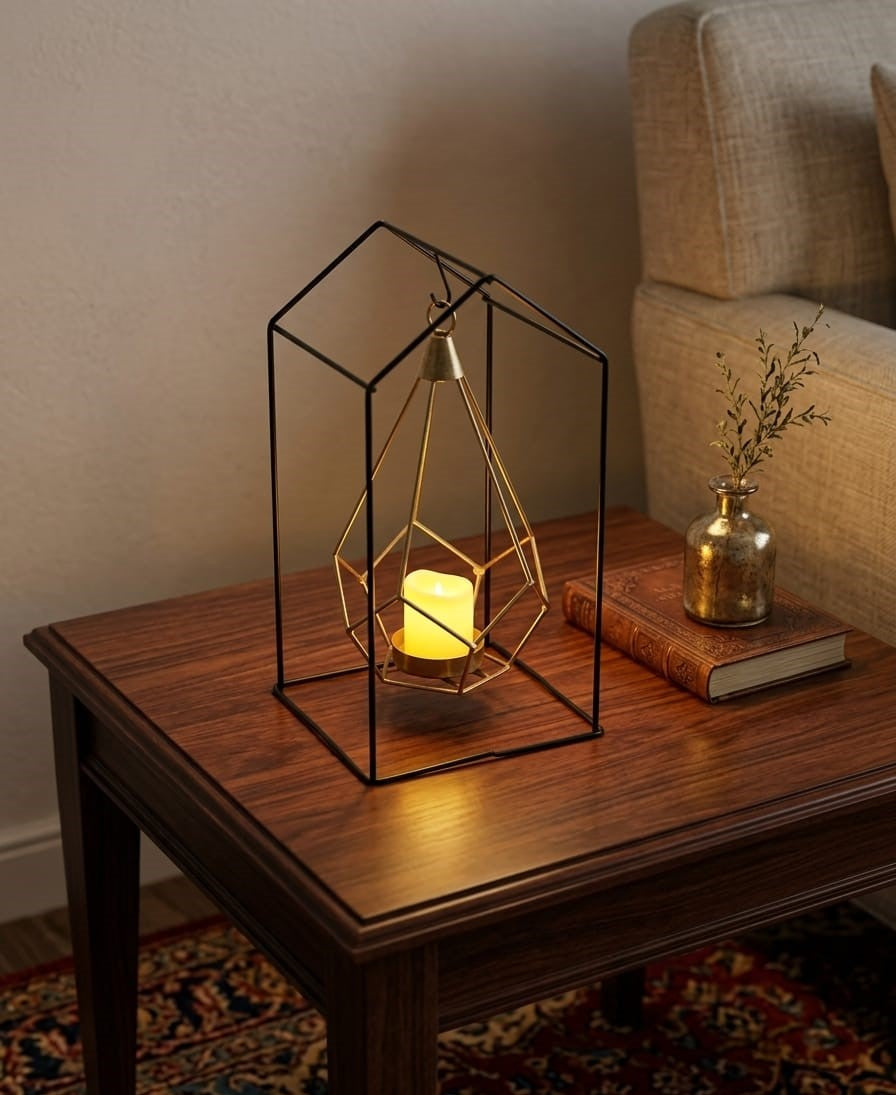 The Golden Haven Candle Holder